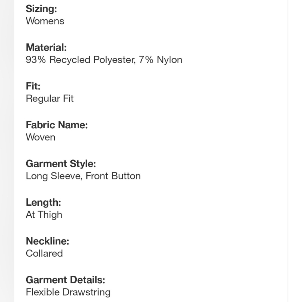 A New Day Brown Button Down, Drawstring Shirt NWT - image 10